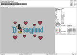 Dland Mickey V4 Embroidery File 6 sizes