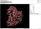 Doflamingo Pink Embroidery File 6 sizes