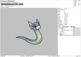 Dratini P Embroidery File 6 sizes