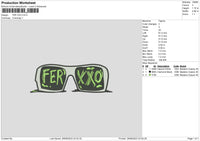 Ferxxo Embroidery File 6 sizes