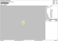 Small Flower Embroidery File 6 sizes