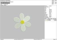 Small Flower Embroidery File 6 sizes