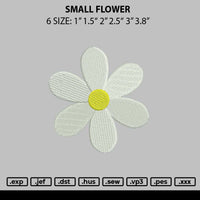 Small Flower Embroidery File 6 sizes