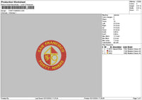 Fortycircle Embroidery File 6 sizes