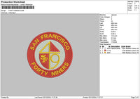Fortycircle Embroidery File 6 sizes