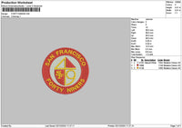 Fortycircle Embroidery File 6 sizes