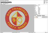 Fortycircle Embroidery File 6 sizes
