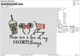 Fav Things Embroidery File 6 sizes