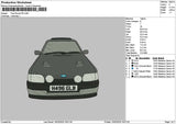 Car Ford 1502 Embroidery File 6 sizes