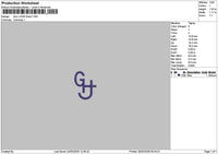 Ghtext Embroidery File 6 sizes
