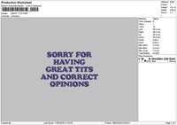 Greattext 1802 Embroidery File 6 sizes