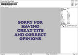 Greattext 1802 Embroidery File 6 sizes