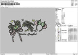 Beastietext Embroidery File 6 sizes