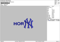 Hortext Embroidery File 6 sizes