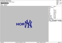 Hortext Embroidery File 6 sizes