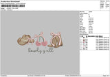Cowboypink 01 Embroidery File 6 sizes