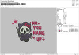 Hk Scream Embroidery File 6 sizes