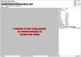 Choosetext 02 Embroidery File 6 sizes