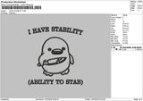 Abilitytext Embroidery File 6 sizes