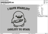 Abilitytext Embroidery File 6 sizes