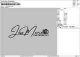 Marietext v2 Embroidery File 6 sizes