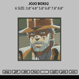 Jojo Box02 Embroidery File 6 sizes