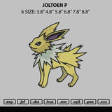 Joltoen P Embroidery File 6 sizes