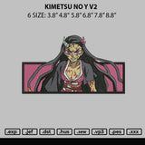 Kimetsu No Y V2 Embroidery File 6 sizes