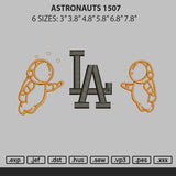 Astronauts 1507 Embroidery File 6 sizes