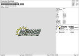 Solutionstext 01 Embroidery File 6 sizes