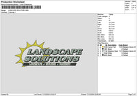 Solutionstext 01 Embroidery File 6 sizes