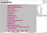 List Songs V2 Embroidery File 6 sizes