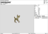 Bambi 0903 Embroidery File 6 sizes