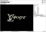 Loverstext 0312 Embroidery File 6 sizes