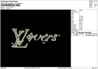 Loverstext 0312 Embroidery File 6 sizes