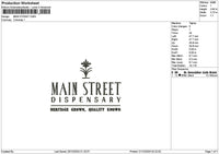 Street Text 02 Embroidery File 6 sizes