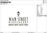 Street Text 02 Embroidery File 6 sizes
