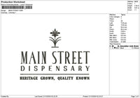 Street Text 02 Embroidery File 6 sizes