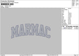 Marmac Embroidery File 6 sizes