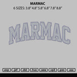 Marmac Embroidery File 6 sizes