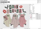 MEAN GHOULS Embroidery File 6 size
