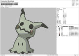 Mimikyu V2 Embroiery File 6 sizes