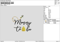 Mommytext 1101 Embroidery File 6 sizes