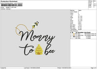 Mommytext 1101 Embroidery File 6 sizes
