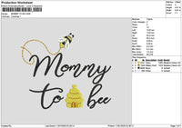 Mommytext 1101 Embroidery File 6 sizes