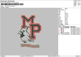 Bird Mp Embroidery File 6 sizes
