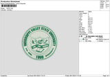 Valleycircle Embroidery File 6 sizes