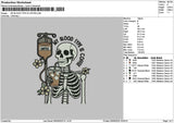 Bloodtext 0909 Embroidery File 6 sizes