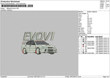 Car 1901a Embroidery File 6 sizes