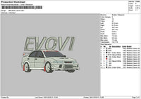 Car 1901a Embroidery File 6 sizes